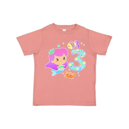 Inktastic Third Birthday Mermaid with Fish and Crab Gift Toddler Toddler Girl T-Shirt
Inktastic Third Birthday Mermaid with Fish and Crab Gift Toddler Toddler Girl T-Shirt