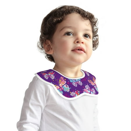Bingfone Bright Butterflies Soft Bibs for Baby Boy Girl 360 Rotate Petal Absorbent Bibs Washable for Drooling Teething
Bingfone Bright Butterflies Soft Bibs for Baby Boy Girl 360 Rotate Petal Absorbent Bibs Washable for Drooling Teething