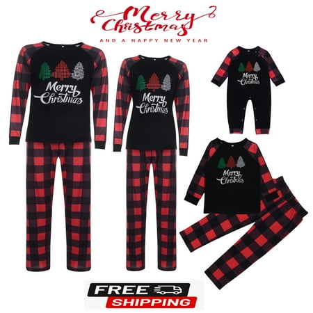 Christmas Pajamas for Family - Family Christmas PJs Matching Sets Christmas Tree And Christmas Hat Printed Pajamas
Christmas Pajamas for Family - Family Christmas PJs Matching Sets Christmas Tree And Christmas Hat Printed Pajamas