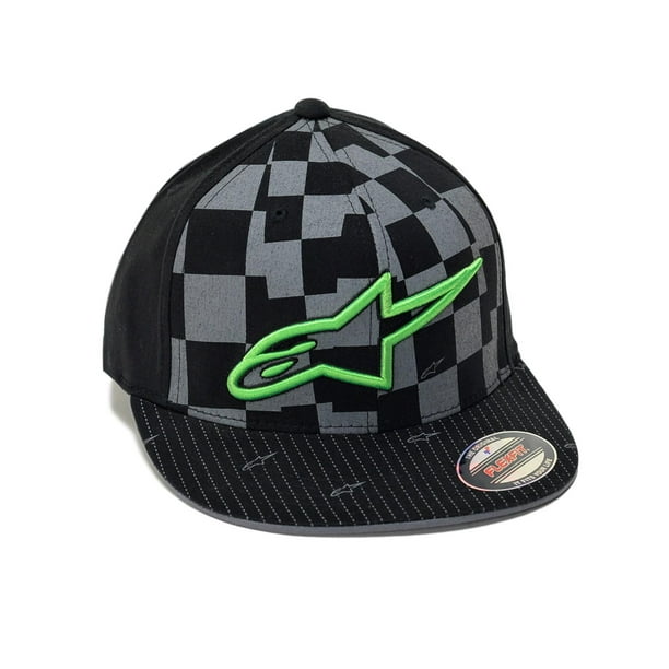 AlpineStars Men's Flexfit Curve Bill Hat One Size Black