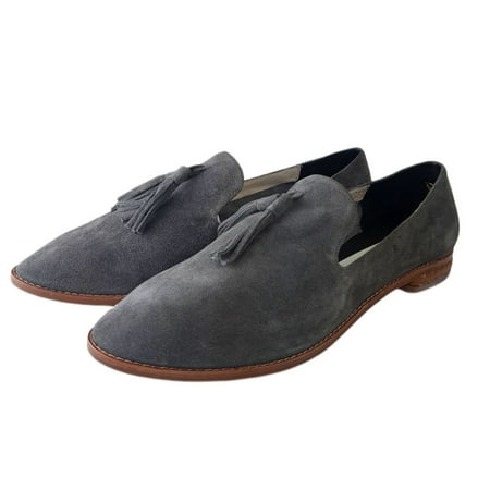 MATT BERNSON Women s Slate Suede Emerson Loafer Grey 10