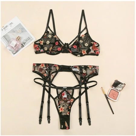 Aueoeo Womens Bodysuit Jumpsuit For Women Women s Sexy Lace Flowers Embroidery Split Bikini Three-Piece Set Sexy Lingerie Clearance
Aueoeo Womens Bodysuit Jumpsuit For Women Women s Sexy Lace Flowers Embroidery Split Bikini Three-Piece Set Sexy Lingerie Clearance