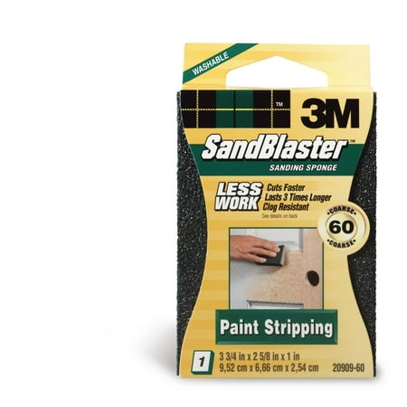 Sandblaster 20909-60 Sleeved Sanding Sponge 3-3/4 In L X 2-5/8 In W 1 In T 60 Grit Green
Sandblaster 20909-60 Sleeved Sanding Sponge 3-3/4 In L X 2-5/8 In W 1 In T 60 Grit Green