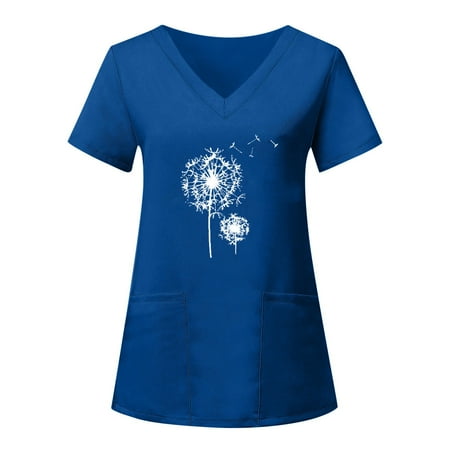 Women Scrubs Tops Short Sleeve T Shirt Soft And Comfortable Everyday Tee Nurse Workwear
Women Scrubs Tops Short Sleeve T Shirt Soft And Comfortable Everyday Tee Nurse Workwear