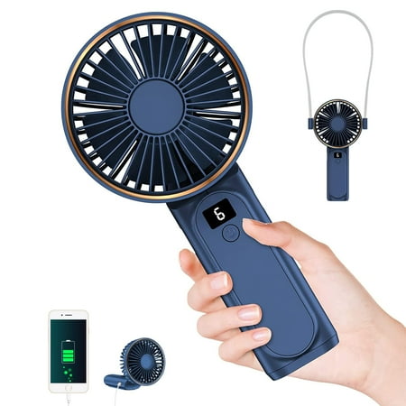 Portable Handheld Fans 3600mAh Rechargeable Personal Hand Fan with Power Bank 5-20 Hrs Work Time 6 Levels Strong Wind 180° Foldable Rechargeable Fan Portable for Outdoor Camping Travel
Portable Handheld Fans 3600mAh Rechargeable Personal Hand Fan with Power Bank 5-20 Hrs Work Time 6 Levels Strong Wind 180° Foldable Rechargeable Fan Portable for Outdoor Camping Travel