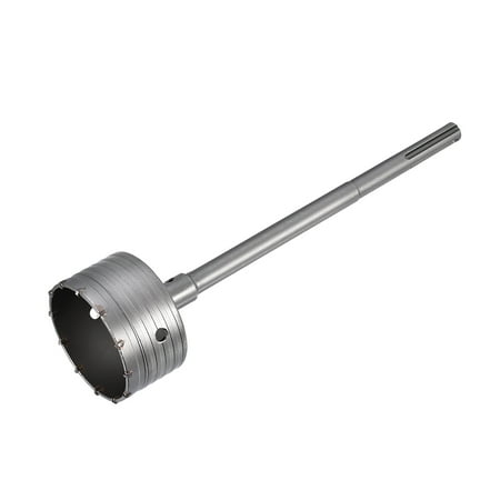 Wall Hole Drill Bit 105mm Hole Saw Cutter 330mm Drilling Depth Round Shank with Connecting Rod for SDS X5 Impact Drill
Wall Hole Drill Bit 105mm Hole Saw Cutter 330mm Drilling Depth Round Shank with Connecting Rod for SDS X5 Impact Drill