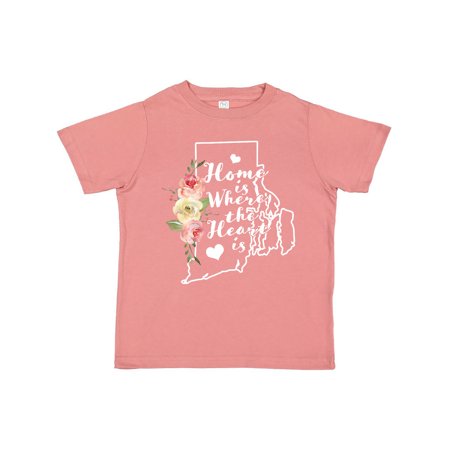 Inktastic Rhode Island Home is Where The Heart is with Watercolor Floral Gift Toddler Toddler Girl T-Shirt
Inktastic Rhode Island Home is Where The Heart is with Watercolor Floral Gift Toddler Toddler Girl T-Shirt