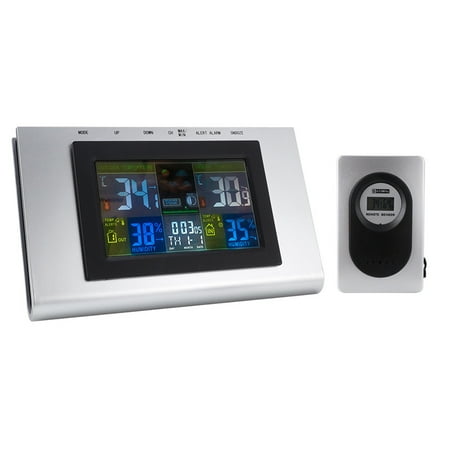 Weather Station Radio Outdoor Sensor Barometer Alarm Clock Thermometer Weather Forecast
Weather Station Radio Outdoor Sensor Barometer Alarm Clock Thermometer Weather Forecast