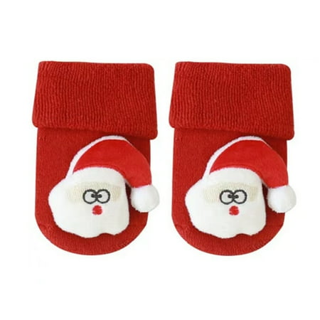 harmtty 1 Pair Baby Socks Anti-slip Comfortable to Wear Cotton Christmas Feet Super Soft Newborn Socks for Winter Xmas Santa Claus XS
harmtty 1 Pair Baby Socks Anti-slip Comfortable to Wear Cotton Christmas Feet Super Soft Newborn Socks for Winter Xmas Santa Claus XS