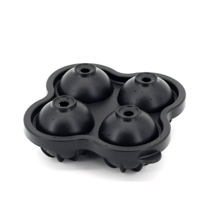 4-Ball Whiskey Ice Ball Maker Frozen Round Ice Ball Maker Easy Release for Home Freezer Drinks Wine Black
4-Ball Whiskey Ice Ball Maker Frozen Round Ice Ball Maker Easy Release for Home Freezer Drinks Wine Black