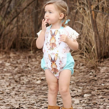 NIUREDLTD Toddler Girls Easter Sleeveless Romper Cartoon Prints Summer Suspenders Jumpsuit
NIUREDLTD Toddler Girls Easter Sleeveless Romper Cartoon Prints Summer Suspenders Jumpsuit