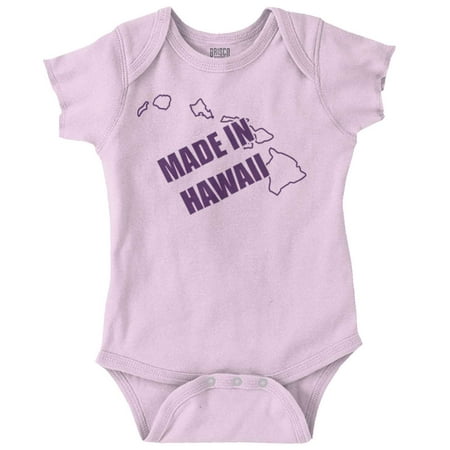 Made in Hawaii Maui Oahu Vacation Beach Newborn Baby Boy Girl Romper Brisco Brands
Made in Hawaii Maui Oahu Vacation Beach Newborn Baby Boy Girl Romper Brisco Brands