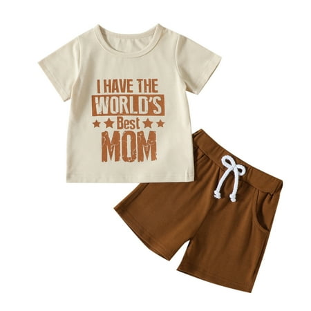 Toddler Boys Girls Short Sleeve Clothes Letter Printed Tops Shorts 2pcs Outfits Fashion Child Clothing Streetwear Dailywear Outwear
Toddler Boys Girls Short Sleeve Clothes Letter Printed Tops Shorts 2pcs Outfits Fashion Child Clothing Streetwear Dailywear Outwear