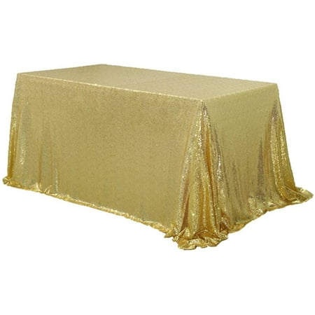 Tablecloth 55x102 Seamless Rectangualr Sequin Tablecloth Sparkle Sequin Linen-Gold
Tablecloth 55x102 Seamless Rectangualr Sequin Tablecloth Sparkle Sequin Linen-Gold