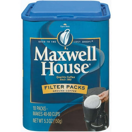 maxwell coffee filter instant cereal latte granola packs oz ct walmart
