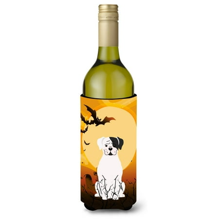 Carolines Treasures BB4380LITERK Halloween White Boxer Cooper Wine Bottle Beverge Insulator Hugger Wine Bottle 
Carolines Treasures BB4380LITERK Halloween White Boxer Cooper Wine Bottle Beverge Insulator Hugger Wine Bottle