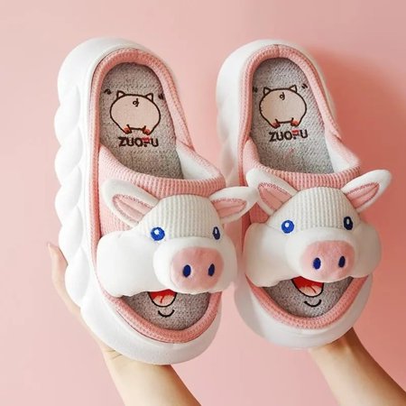 CoCopeanut Linen Slippers Husky Upper Women Summer Thick Bottom Indoor Couple Home Non-slip Spring Autumn Cotton Linen Sandals Slippers
CoCopeanut Linen Slippers Husky Upper Women Summer Thick Bottom Indoor Couple Home Non-slip Spring Autumn Cotton Linen Sandals Slippers