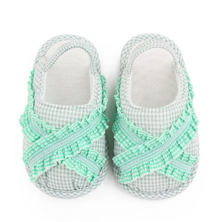 Huilaibazo Baby Sandals Girls Ruffles Plaid Printed Shoes First Walkers Shoes Summer Toddler Flat Sandals
Huilaibazo Baby Sandals Girls Ruffles Plaid Printed Shoes First Walkers Shoes Summer Toddler Flat Sandals