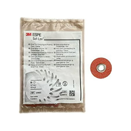 Sof-Lex Finishing And Polishing Discs Refill - (XT Thin) Coarse 1/2 Contouring Pop-On Dark Orange. (Package Of 85) By (2382C)
Sof-Lex Finishing And Polishing Discs Refill - (XT Thin) Coarse 1/2 Contouring Pop-On Dark Orange. (Package Of 85) By (2382C)