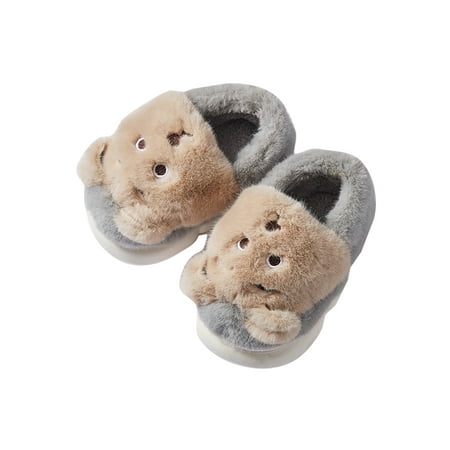 Gomelly Kids Cozy Fuzzy Slippers Cute Round Toe Animal Plush Slipper Indoor Winter Warm Non-slip Cartoon Fluffy House Shoe Gray 9C
Gomelly Kids Cozy Fuzzy Slippers Cute Round Toe Animal Plush Slipper Indoor Winter Warm Non-slip Cartoon Fluffy House Shoe Gray 9C
