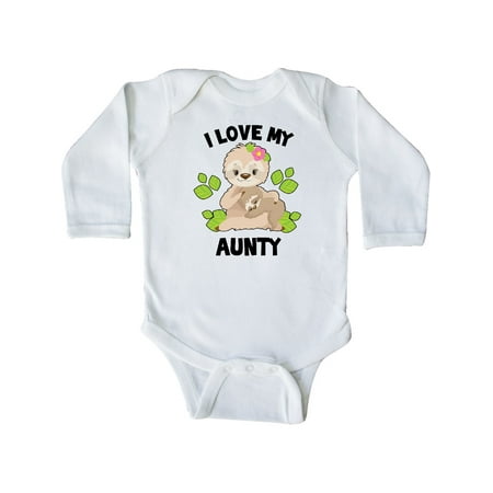Inktastic Cute Sloth I Love My Aunty with Green Leaves Gift Baby Boy or Baby Girl Long Sleeve Bodysuit
Inktastic Cute Sloth I Love My Aunty with Green Leaves Gift Baby Boy or Baby Girl Long Sleeve Bodysuit
