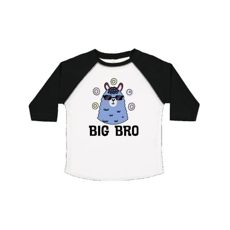 Inktastic Big Bro Boy Llama Brother Outfit Gift Toddler Boy Girl T-Shirt