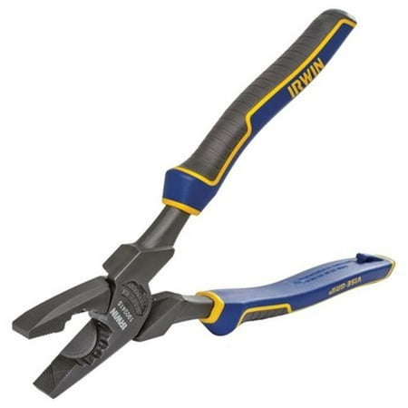 Irwin Tools 1902415 9.5 in. High Lev Linemans Pliers with Fish Tape