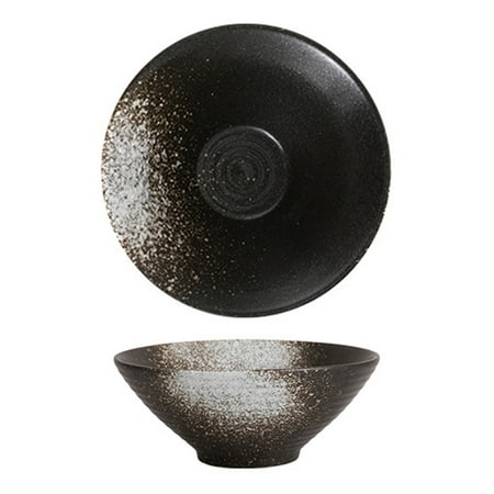 Large Ceramic Ramen Bowl Set Of 2 Microwave Bowl Set For Kitchen Soup Bowl For Cereals Salads. Microwave And Oven Safe.-Black and white-7 in
Large Ceramic Ramen Bowl Set Of 2 Microwave Bowl Set For Kitchen Soup Bowl For Cereals Salads. Microwave And Oven Safe.-Black and white-7 in