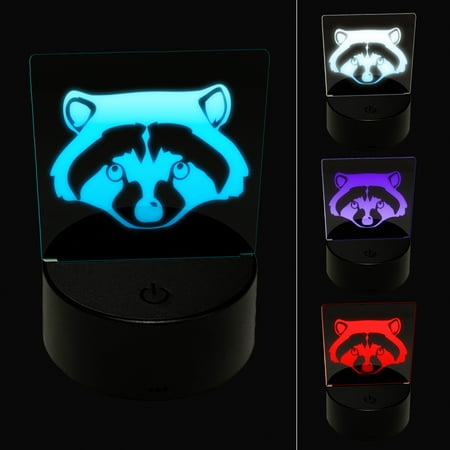 Raccoon Trash Panda Head LED Night Light Sign 3D Illusion Desk Nightstand Lamp
Raccoon Trash Panda Head LED Night Light Sign 3D Illusion Desk Nightstand Lamp