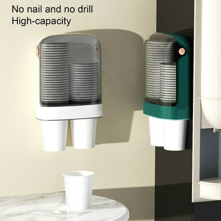 Xinhuadsh Paper Cup Rack Waterproof Large Capacity Dustproof Visible Smooth Extraction Wall-mounted No Drill Disposable Cup Dispenser Household Supplies
Xinhuadsh Paper Cup Rack Waterproof Large Capacity Dustproof Visible Smooth Extraction Wall-mounted No Drill Disposable Cup Dispenser Household Supplies