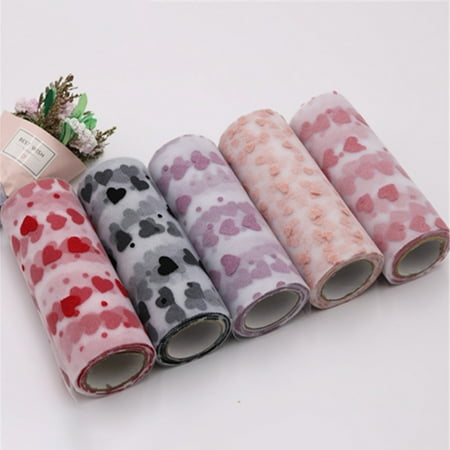 Greenred 1 Roll DIY Multi-use Wrapping Mesh Net Yarn Beautiful Heart Pattern Ribbon Mesh for Party Black
Greenred 1 Roll DIY Multi-use Wrapping Mesh Net Yarn Beautiful Heart Pattern Ribbon Mesh for Party Black