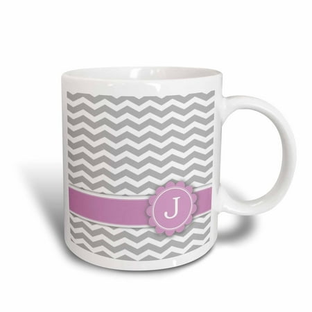 3dRose Letter J monogrammed on grey and white chevron with pink - gray zigzags - personal initial zig zags - Ceramic Mug 11-ounce
3dRose Letter J monogrammed on grey and white chevron with pink - gray zigzags - personal initial zig zags - Ceramic Mug 11-ounce