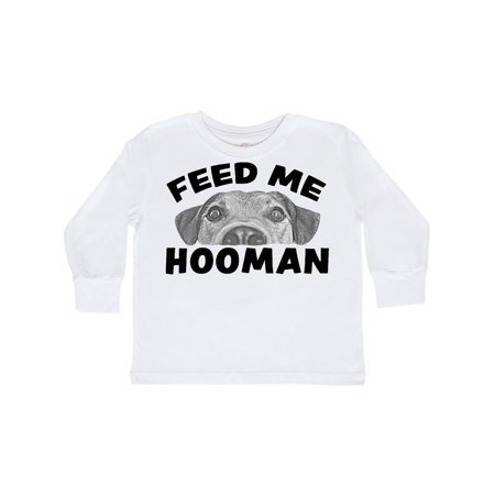 Inktastic Feed Me Hooman with Cute Dog Gift Toddler Boy or Toddler Girl Long Sleeve T-Shirt
Inktastic Feed Me Hooman with Cute Dog Gift Toddler Boy or Toddler Girl Long Sleeve T-Shirt