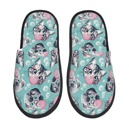 Honeii Bubble Cat Cute print Slippers Memory Foam House Bedroom Slippers for Women and Men Fuzzy Plush Comfy Faux Fur Lined Slide Shoes-Medium
Honeii Bubble Cat Cute print Slippers Memory Foam House Bedroom Slippers for Women and Men Fuzzy Plush Comfy Faux Fur Lined Slide Shoes-Medium