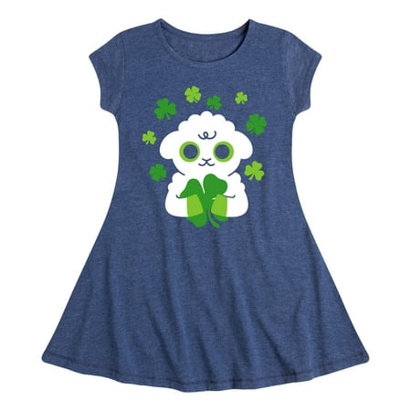 Instant Message - St. Patrick s Day - Sheep Holding a Shamrock - Toddler And Youth Girls Fit And Flare Dress
Instant Message - St. Patrick s Day - Sheep Holding a Shamrock - Toddler And Youth Girls Fit And Flare Dress