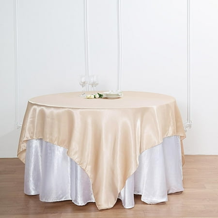 BalsaCircle 90 x 90 Beige Square Satin Table Overlays Wedding Party Tablecloth Catering
BalsaCircle 90 x 90 Beige Square Satin Table Overlays Wedding Party Tablecloth Catering