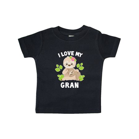Inktastic Cute Sloth I Love My Gran with Green Leaves Gift Baby Boy or Baby Girl T-Shirt
Inktastic Cute Sloth I Love My Gran with Green Leaves Gift Baby Boy or Baby Girl T-Shirt