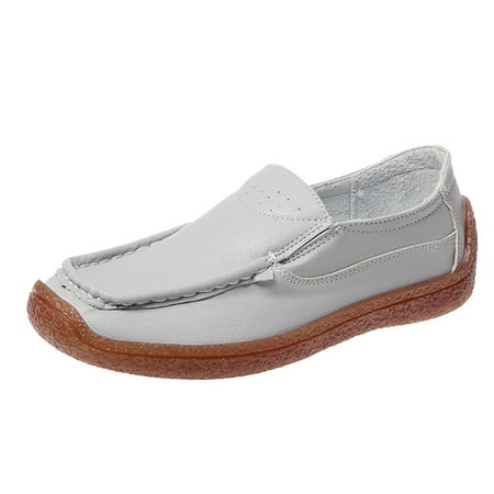 Casual Shoes for Women Women Breathable Solid Color Flat Round Toe Comfortable Slip On Casual Single Shoes Women Casual Shoes Pu Grey 37
Casual Shoes for Women Women Breathable Solid Color Flat Round Toe Comfortable Slip On Casual Single Shoes Women Casual Shoes Pu Grey 37