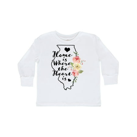 Inktastic Illinois Home is Where the Heart is with Watercolor Floral Gift Toddler Boy or Toddler Girl Long Sleeve T-Shirt
Inktastic Illinois Home is Where the Heart is with Watercolor Floral Gift Toddler Boy or Toddler Girl Long Sleeve T-Shirt