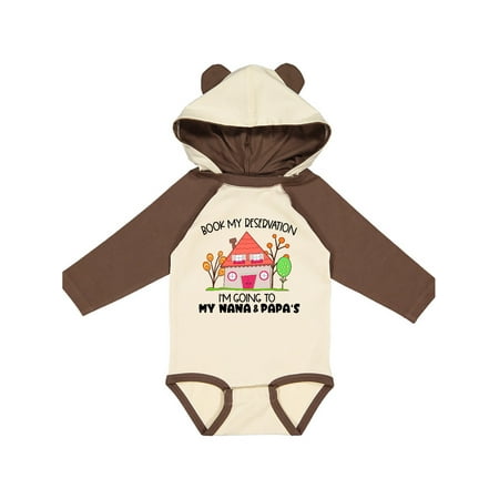 Inktastic Book my Reservation! I m Going To My Nana and Papa s- House Gift Baby Boy or Baby Girl Long Sleeve Bodysuit
Inktastic Book my Reservation! I m Going To My Nana and Papa s- House Gift Baby Boy or Baby Girl Long Sleeve Bodysuit