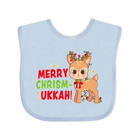 Inktastic Merry Chrismukkah Cute Baby Reindeer with Lights Gift Baby Boy or Baby Girl Bib
Inktastic Merry Chrismukkah Cute Baby Reindeer with Lights Gift Baby Boy or Baby Girl Bib