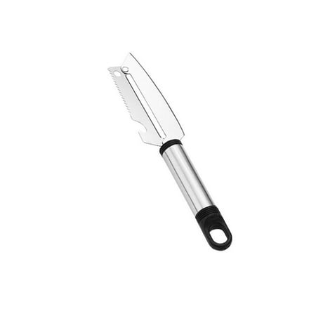 Multi-functional Stainless Steel Knife Fruits Peeler Cutter Vegetables Knife Potato Carrots Peeler Fruit Cutter Fish Scales Scraper Bottle Opener A
Multi-functional Stainless Steel Knife Fruits Peeler Cutter Vegetables Knife Potato Carrots Peeler Fruit Cutter Fish Scales Scraper Bottle Opener A