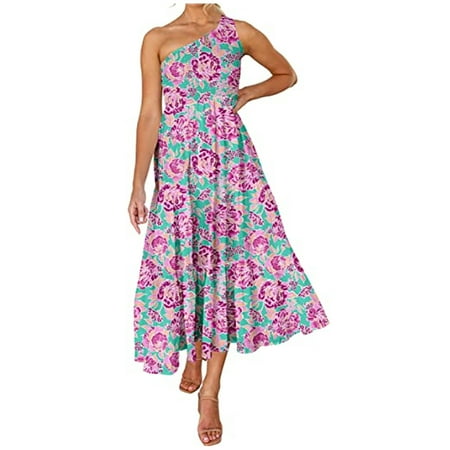 Dresses for Women White Dress Women Women s Boho Summer Printed One Shoulder Sleeveless Smocked Flowy Tiered Party Dress Beach Maxi Dress Summer Savings Maternity Dress Womens Dress Pants
Dresses for Women White Dress Women Women s Boho Summer Printed One Shoulder Sleeveless Smocked Flowy Tiered Party Dress Beach Maxi Dress Summer Savings Maternity Dress Womens Dress Pants
