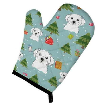Christmas Maltese Oven Mitt