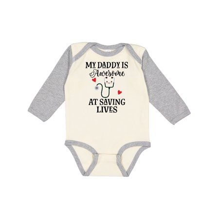 Inktastic Doctor My Daddy is Awesome Baby Boy Girl Gift Baby Boy or Baby Girl Long Sleeve Bodysuit
Inktastic Doctor My Daddy is Awesome Baby Boy Girl Gift Baby Boy or Baby Girl Long Sleeve Bodysuit