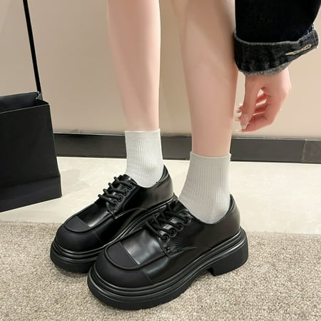 WQJNWEQ Women s Flats Shoes Leisure Round Head Small Leather Shoes Heel Collision Ladies Single Shoes Water Proof Comfort
WQJNWEQ Women s Flats Shoes Leisure Round Head Small Leather Shoes Heel Collision Ladies Single Shoes Water Proof Comfort