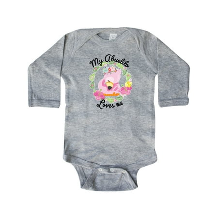 Inktastic Baby Flamingo My Abuelito Loves Me with Flower Wreath Gift Baby Boy or Baby Girl Long Sleeve Bodysuit
Inktastic Baby Flamingo My Abuelito Loves Me with Flower Wreath Gift Baby Boy or Baby Girl Long Sleeve Bodysuit