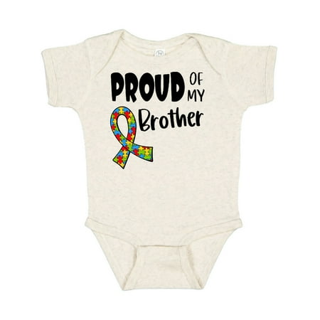 Inktastic Proud of My Brother Autism Awareness Puzzle Piece Ribbon Gift Baby Boy or Baby Girl Bodysuit
Inktastic Proud of My Brother Autism Awareness Puzzle Piece Ribbon Gift Baby Boy or Baby Girl Bodysuit