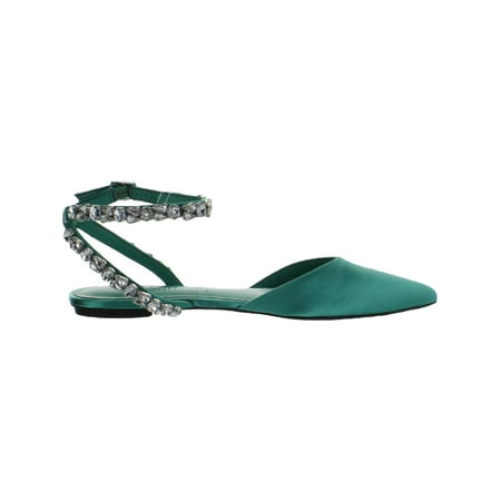INC Womens Zoi F Faux Suede Embellished Ankle Strap