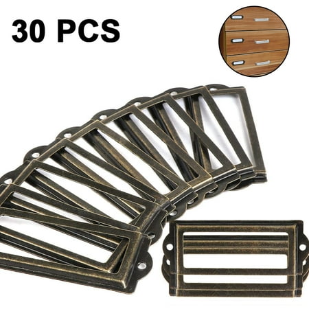 30 Pieces Card Holder Drawer Pull/Label Frames Card/Label Holder/Tag Pull/Cabinet Frame Handle/File Name Card Holder
30 Pieces Card Holder Drawer Pull/Label Frames Card/Label Holder/Tag Pull/Cabinet Frame Handle/File Name Card Holder